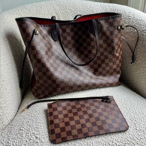 Louis Vuitton GM NeverFull Damier Tote